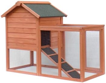 Chicken Run,Small Chicken Coop,Outdoor Chicken Coop Easily-Assembled Wooden Chicken coop