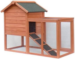 Chicken Run,Small Chicken Coop,Outdoor Chicken Coop Easily-Assembled Wooden Chicken coop