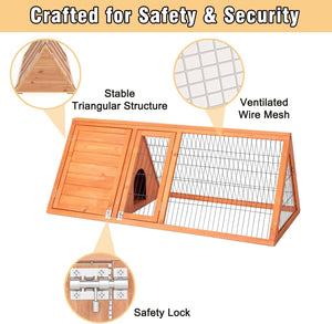 Small Chicken Coop Outdoor Wooden Poultry Hutch & Duck Coop, Quail Cages, Animal Pen